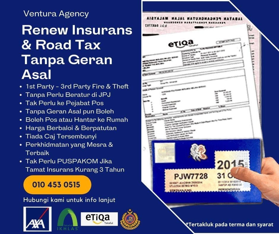 Insurans Kenderaan & Cukai Jalan (Roadtax) | Ventura Trans & Services ...